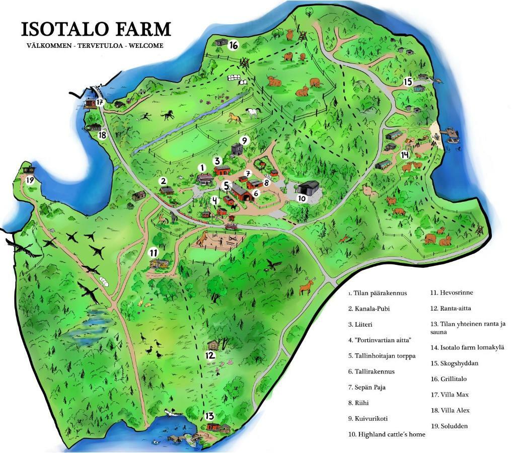 Isotalo Farm At Enaejaervi Lake Salo  Eksteriør bilde